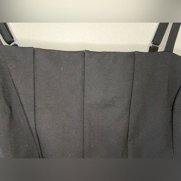 11 Honore Corset Spaghetti Strap Tank Crop Top Black in Plus-Size Size 2 (18/20) - Picture 2 of 8